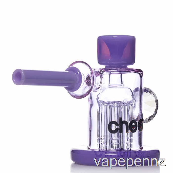 Cheech Glass Tree Bubbler Purple VAPE NZ